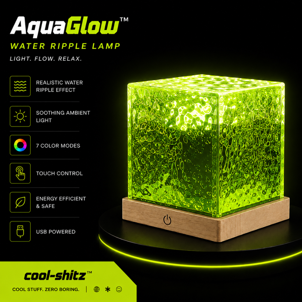AquaGlow™ Water Ripple Lamp