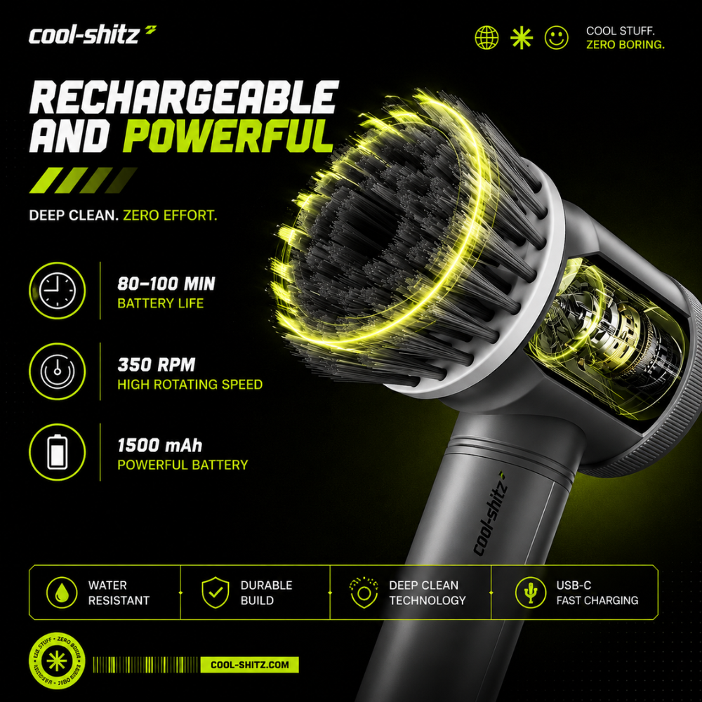 CleanSpin™ Electric Scrubber