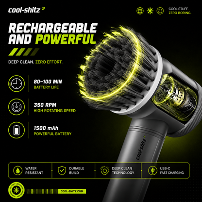 CleanSpin™ Electric Scrubber