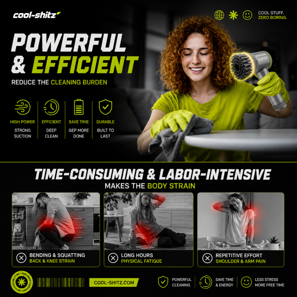 CleanSpin™ Electric Scrubber