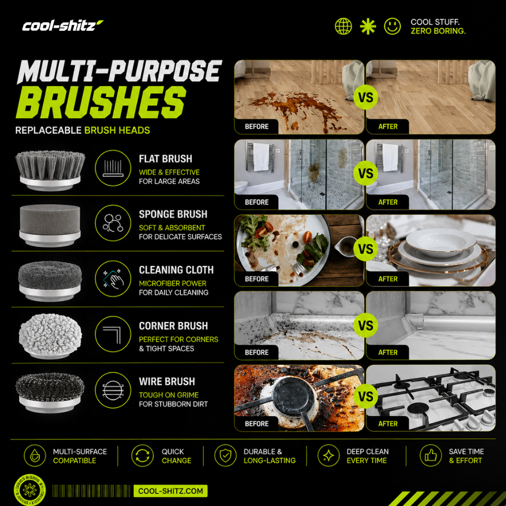 CleanSpin™ Electric Scrubber