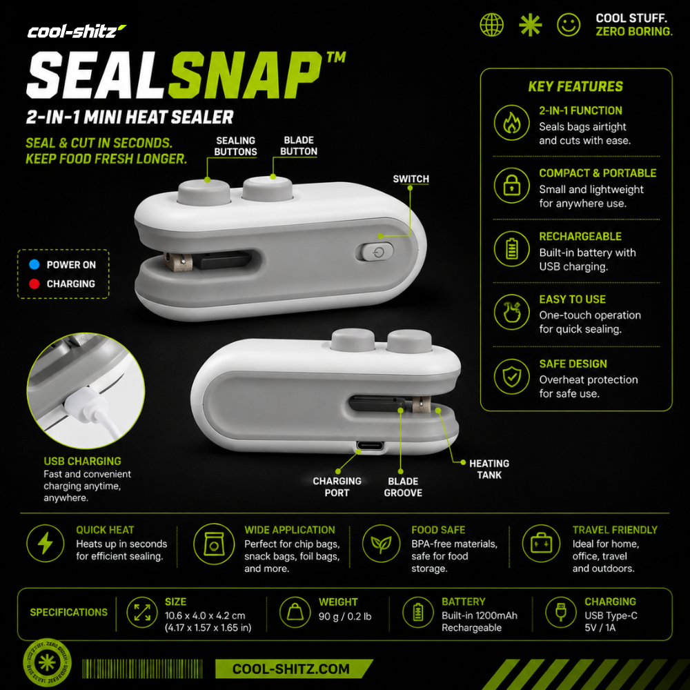 SealSnap™ Mini Bag Sealer