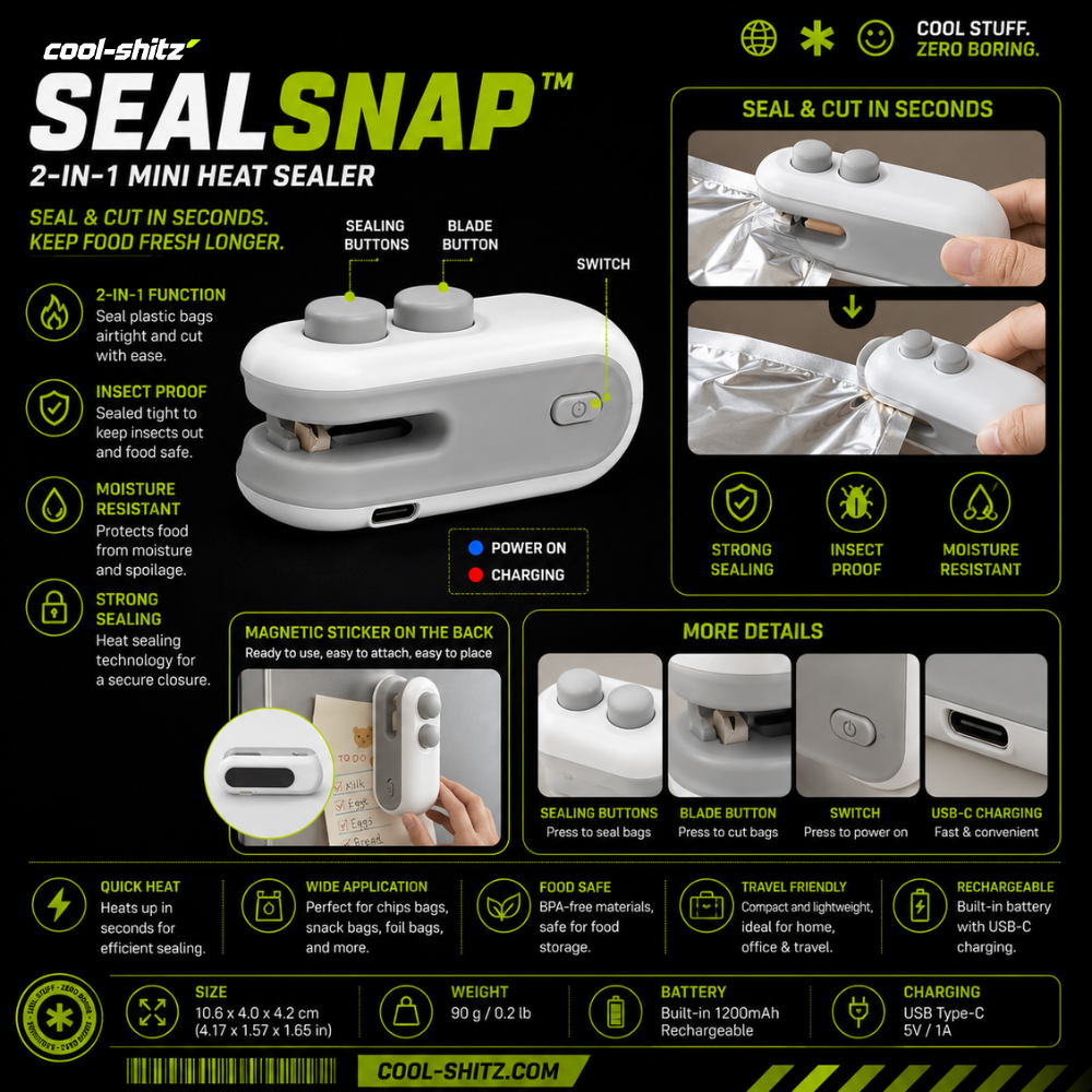SealSnap™ Mini Bag Sealer