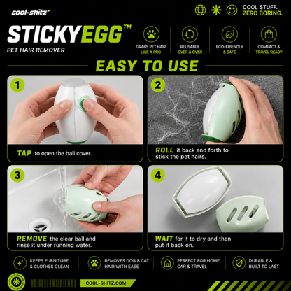 StickyEgg™ Reusable Lint Remover