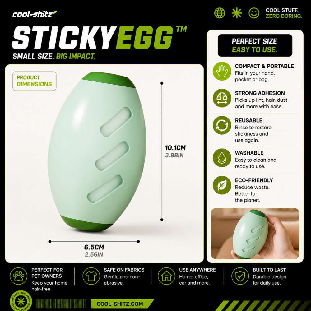 StickyEgg™ Reusable Lint Remover
