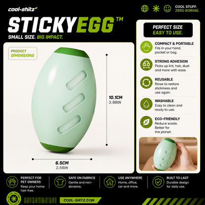 StickyEgg™ Reusable Lint Remover