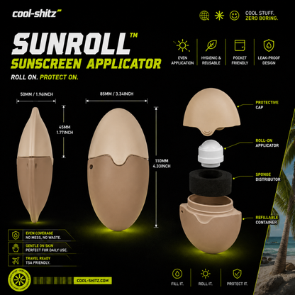 SunRoll™ Sunscreen Applicator
